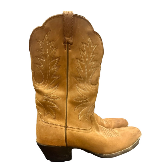 Ariat Other - Ariat Heeled Western Cowgirl / Cowboy Boots Vintage Leather, Imperfect
